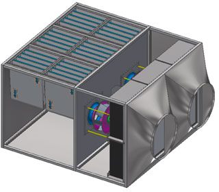 Inclined horizontal filtration system