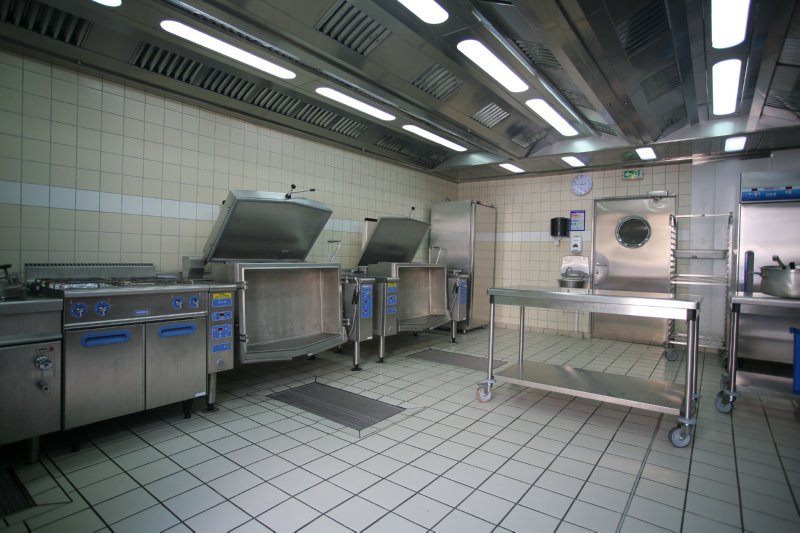 Sala com teto filtrante